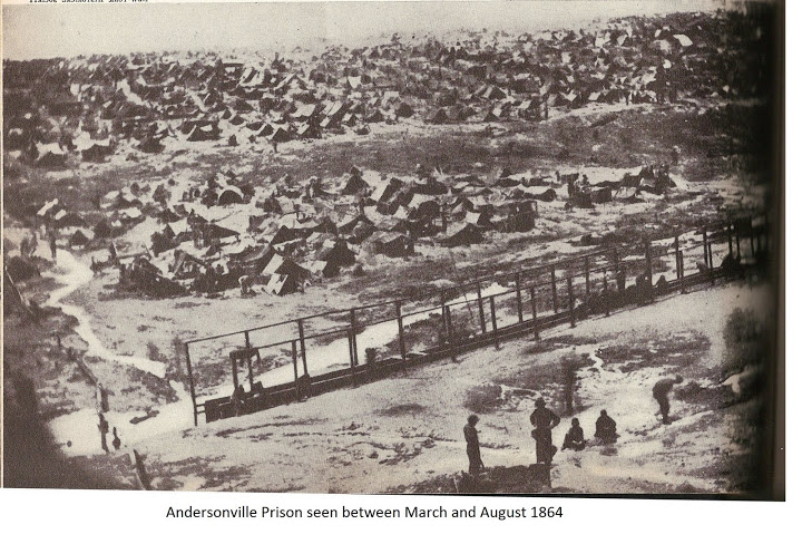 Andersonville Prison seen between March – August 1864 – Camp Douglas ...